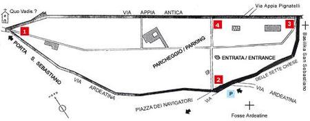 Plano Catacumbas Roma