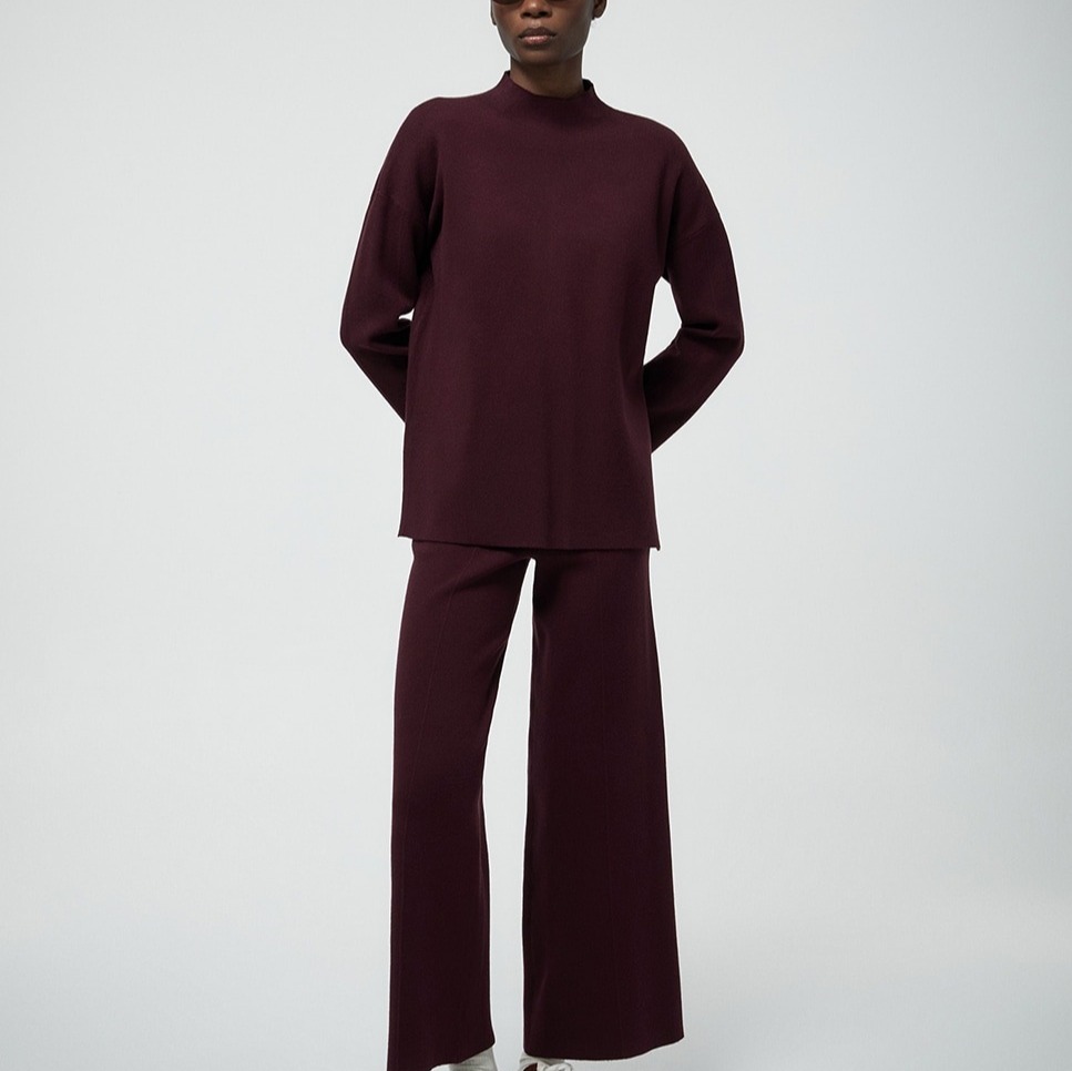 Sfera -  conjunto de punto burdeos 