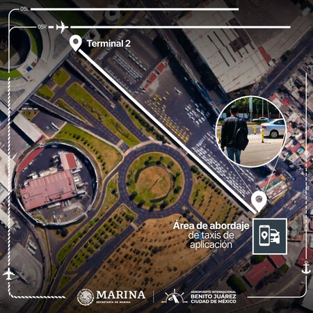 AICM punto de abordaje Terminal 2