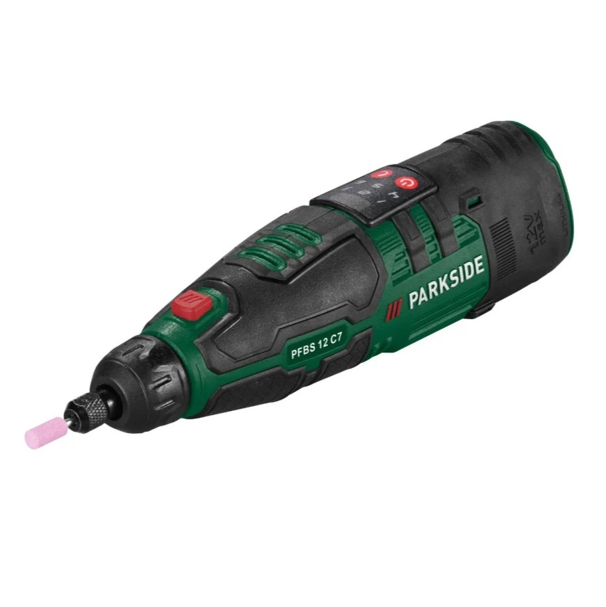 Amoladora-taladradora de precisión recargable 12V
