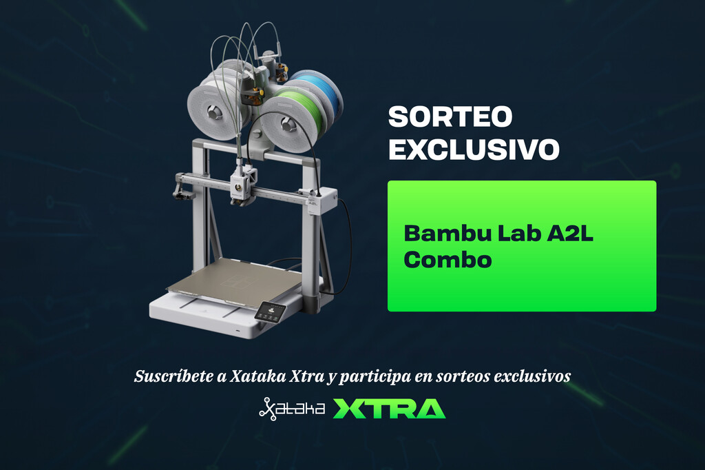Nuevo sorteo exclusivo para suscriptores de Xataka Xtra: así puedes conseguir una impresora 3D Bambu Lab A2L Combo
