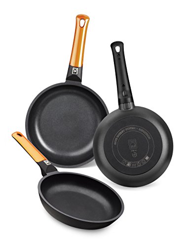 BRA Efficient Orange | Set de 3 Sartenes 