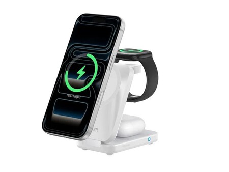 Prime Wireless Charging Station 3 En 1 Maggo Aircool Foldable