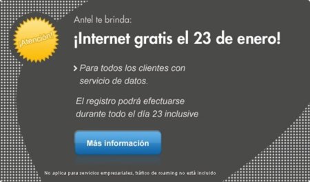 La telefónica uruguaya ofrece hoy Internet gratis en solidaridad con los que defienden la libertad digital