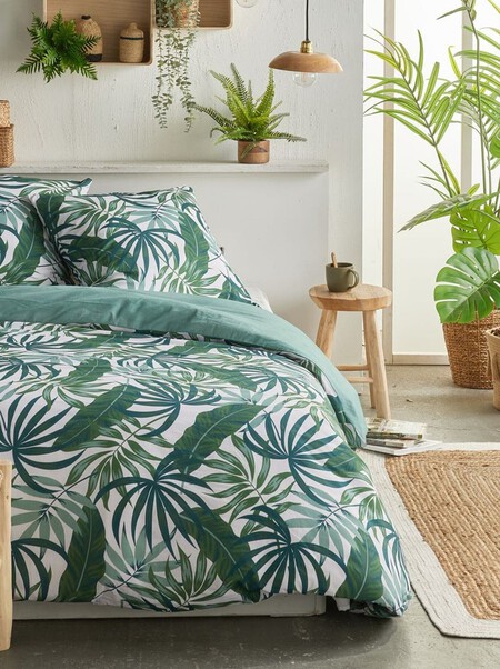 Juego De Cama Estampado tropical Kiabi