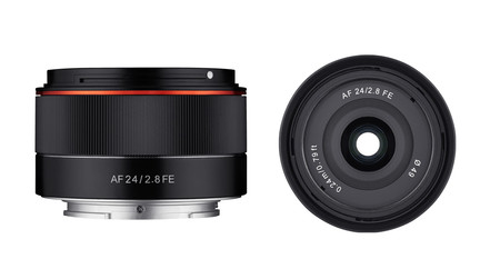 Samyang AF 24mm F2.8 FE, nuevo gran angular ligero, económico y con AF para cámaras Sony de formato completo