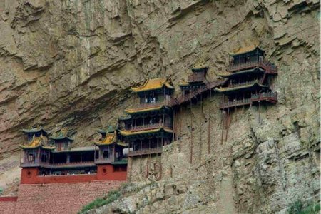 Xuan Kong Si: monasterio colgante en el precipio