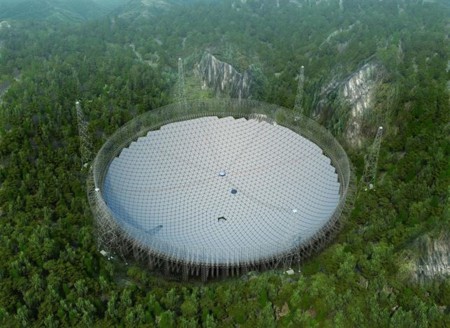 Ya se ha instalado el telescopio más grande del mundo y está en China