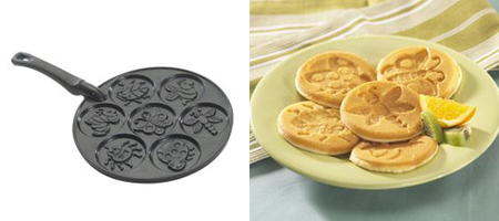 Sartén-molde para decorar las tortitas