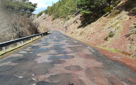 Carreteras en mal estado, España