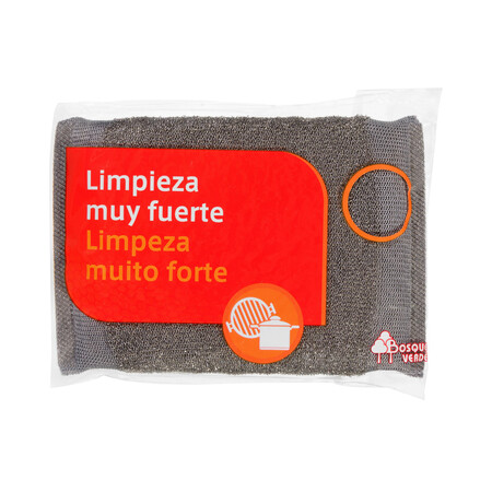 Estropajo Inox Bosque Verde Limpieza Muy Fuerte