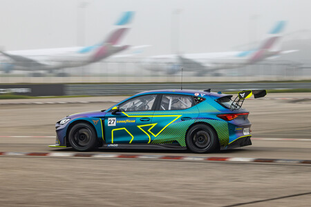 CUPRA León e-Racer prueba
