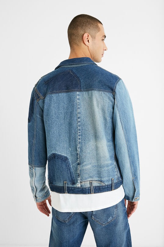 Chaqueta patch denim upcycling - Unisex