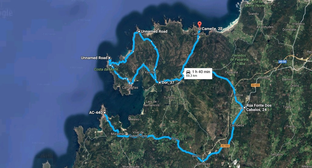 Ruta 4 Muxia Camelle