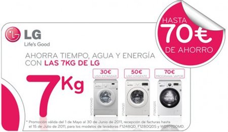 LG presenta sus lavadoras de 'Los del 7'