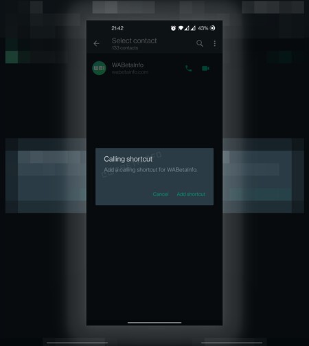 Atajo Llamadas Whatsapp