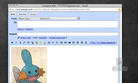 Gmail permite ahora arrastrar imágenes dentro del correo