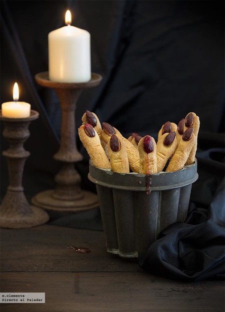 Dedos de bruja. Receta para Halloween