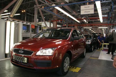 El Ford Focus 100.000 sale de San Petersburgo