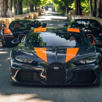 Trío de ases de Bugatti para presumir de récords en el Festival de la Velocidad de Goodwood