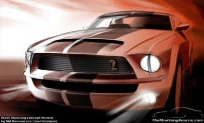 Shelby Mustang Sketch