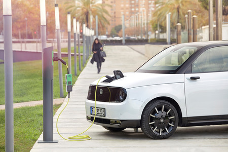 Honda e 2020 cargando