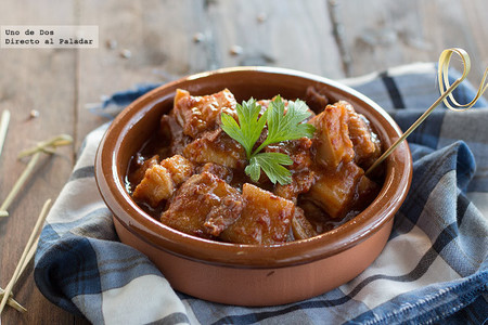 Callos a la vizcaína. Receta