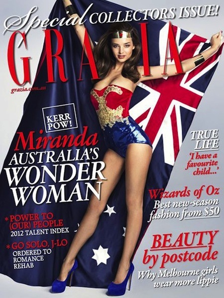 Quién quiere a Wonder Woman teniendo a Miranda Kerr como heroína...