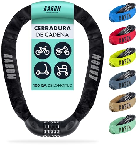 AARON Lock One - Candado para Bici con código numérico de 5 dígitos 