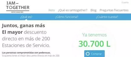 Iamtogether y el consumo colaborativo, empiezan este verano con el combustible más barato