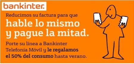 Hasta 50% de descuento en consumo para nuevos usuarios de Bankinter Móvil