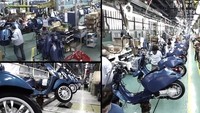 Fabricando la Vespa Sprint 125cc 2014 