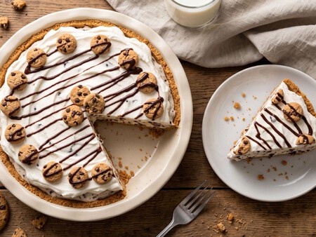 Cómo hacer un pay frío con galletas de chispas de chocolate con solo 5 ingredientes: queda delicioso y no necesitas horno