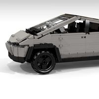 ¡Era de esperarse! Diseñador crea una Tesla Cybertruck con bloques Lego