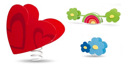 Agatha Ruiz de la Prada diseña columpios, toboganes y balancines para niños