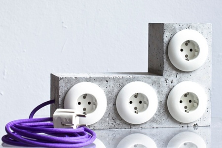 Tetriplug, las regletas de cemento con forma de piezas del Tetris