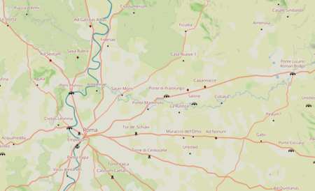 Calzadas antigua roma