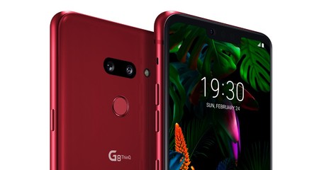 LG G8 ThinQ en color rojo
