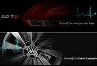 Teaser del Volkswagen Scirocco