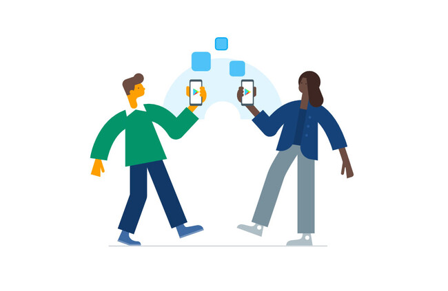 Play Store Compartir Nearby