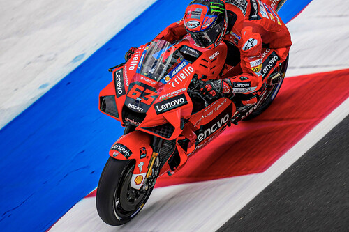 ¡Espectacular! Pecco Bagnaia domina en Misano rompiendo el récord del circuito con un estratosférico tiempo de 1.31.065