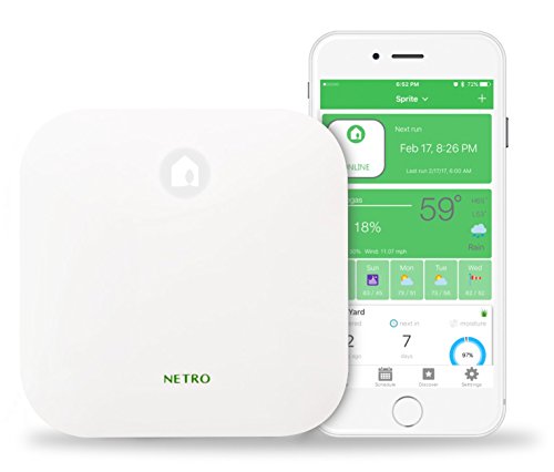 Netro Sprite 12 Zone Programador Riego WiFi Para Césped Con App, Con 24 CA