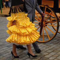 Un tiktoker sevillano nos da la fórmula infalible para distinguir a los turistas en la Feria de Abril 