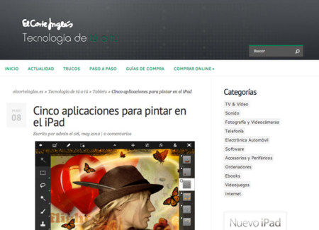 Tecnología de tú a tú, nueva colaboración de Weblogs SL sobre tecnología para El Corte Inglés