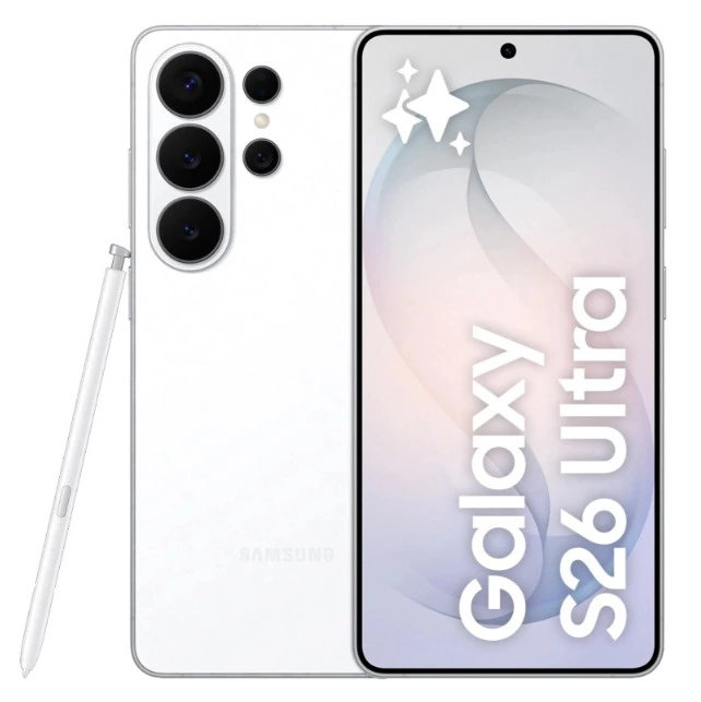 Samsung Galaxy S26 Ultra, Blanco, 256 GB, 12 GB RAM