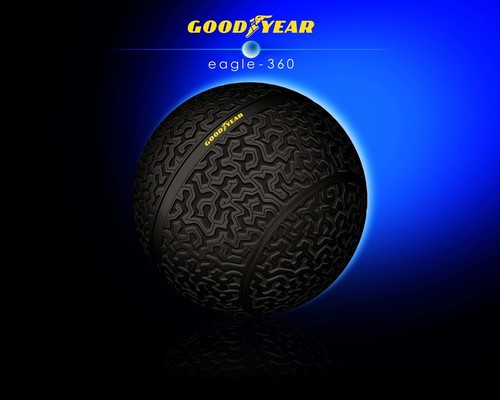 Goodyear Eagle-360. ¿Y creías que lo habías visto TODO en cuestión de neumáticos?