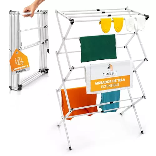 TIMELEOS Tendedero Plegable Extensible - 6 Niveles