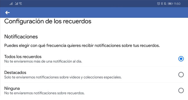 Cómo configurar Facebook para que no te recuerde ciertas fechas o personas