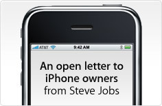 Carta abierta de Steve Jobs a los compradores de iPhone