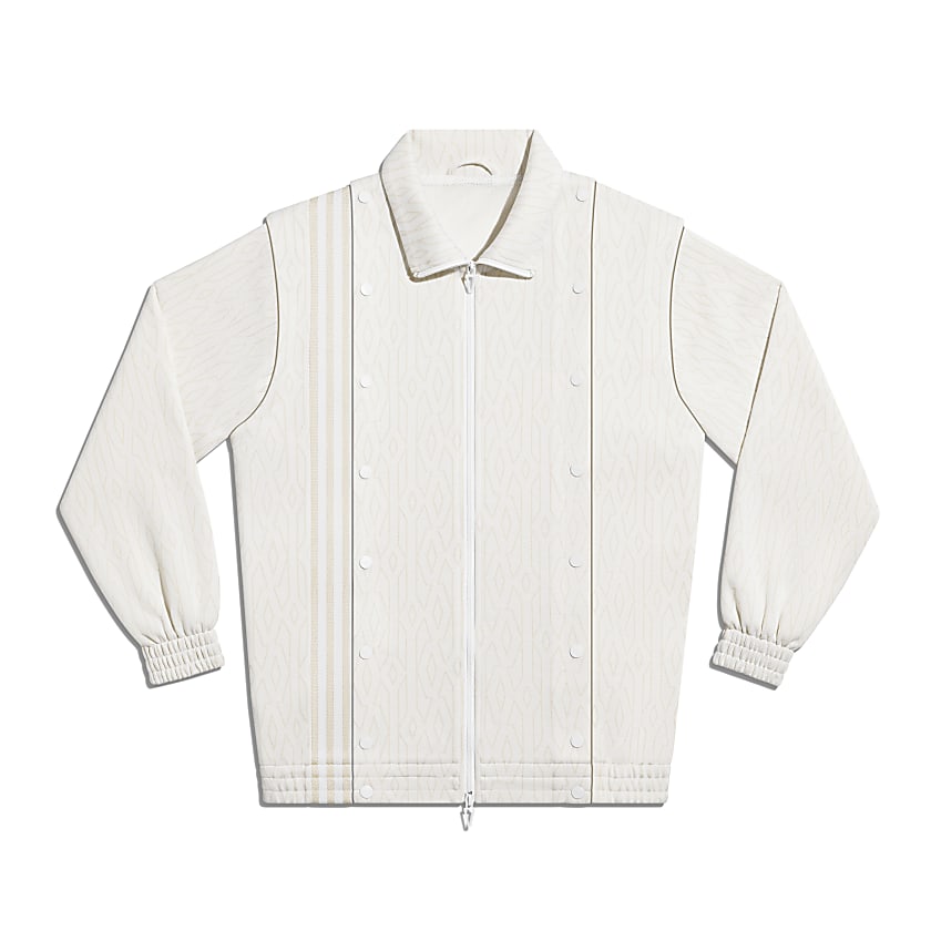 Chaqueta monogram gender neutral en blanco